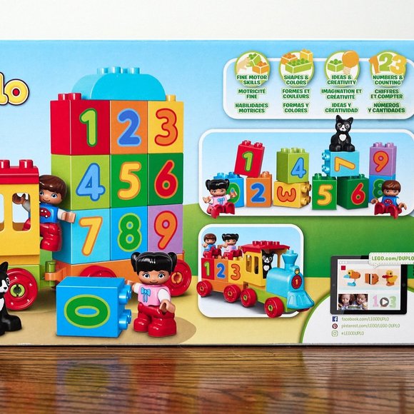 NEW, SEALED! Lego Duplo Learn to Count 10847 Number Train 23 Pieces Retired Item - Picture 3 of 4